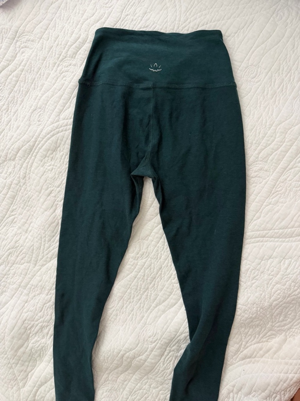 Beyond Yoga High-Waist Leggings in Dark Green
